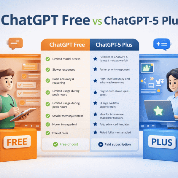ChatGPT Free Plan vs ChatGPT Plus Plan (2026)
