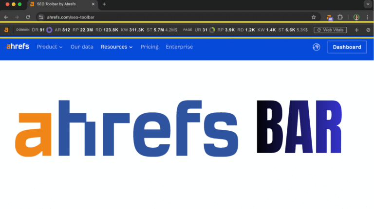 ahrefs bar